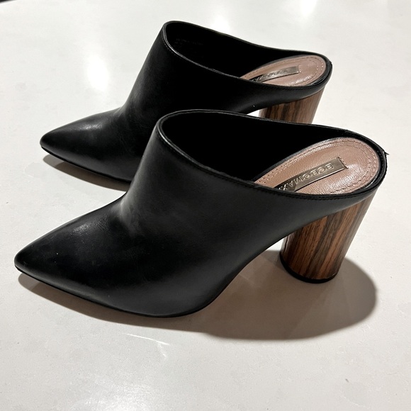 BCBG Leather Mules - Picture 1 of 12